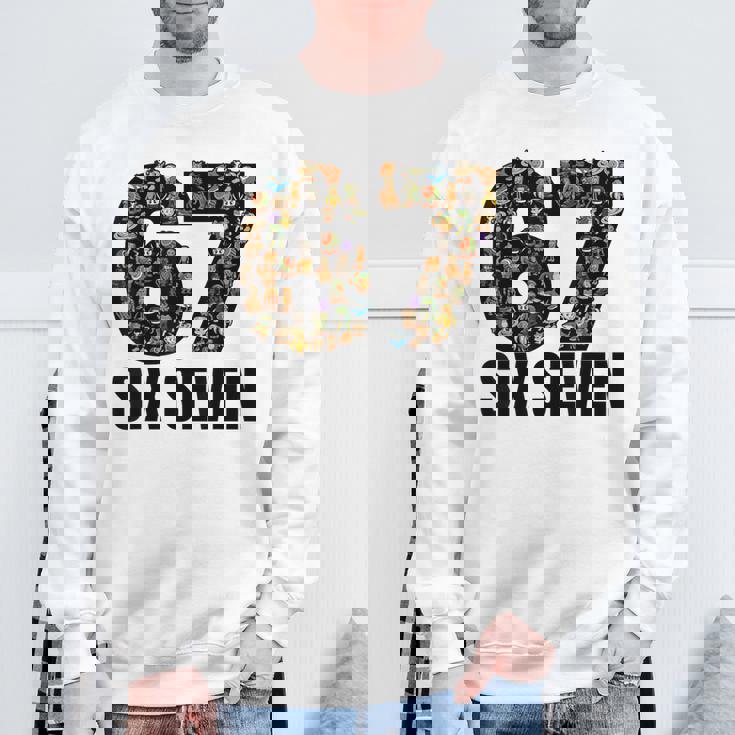 67 シックスセブン イタリアンブレインロットジェネレーションアルファスラングミーム スウェットシャツ 高齢者への贈り物