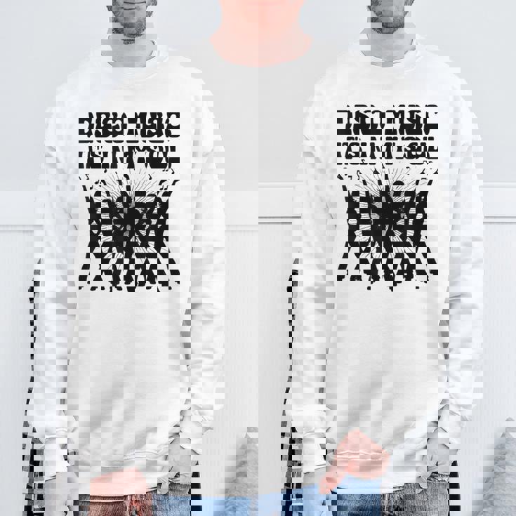 Disco Music It's In Myoul ヴィンテージ 70年代 ダンシング レトロダンス スウェットシャツ 高齢者への贈り物