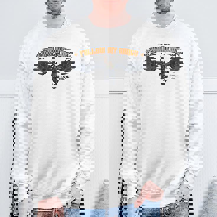 Dreamworks ヒックとドラゴン Toothless And Hiccup Follow My Wings スウェットシャツ 高齢者への贈り物