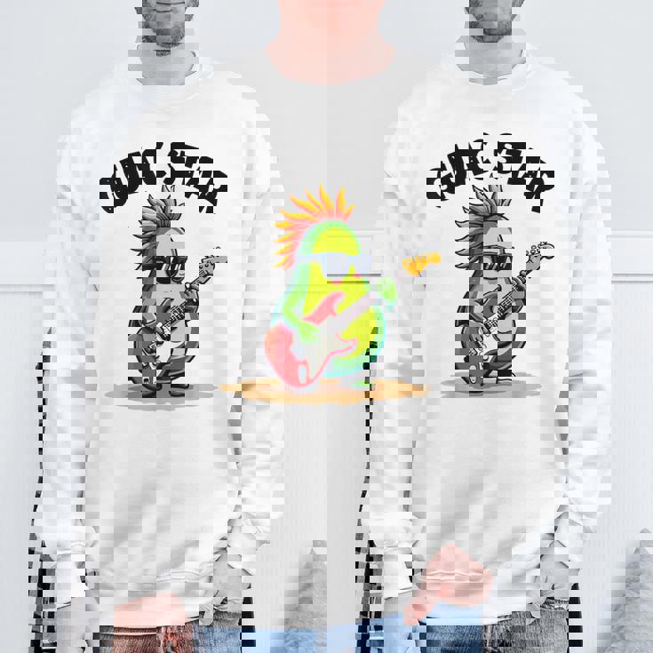 Guactar 面白い アボカド愛好家 食べ物 駄洒落プリント メンズ レディース キッズ スウェットシャツ 高齢者への贈り物