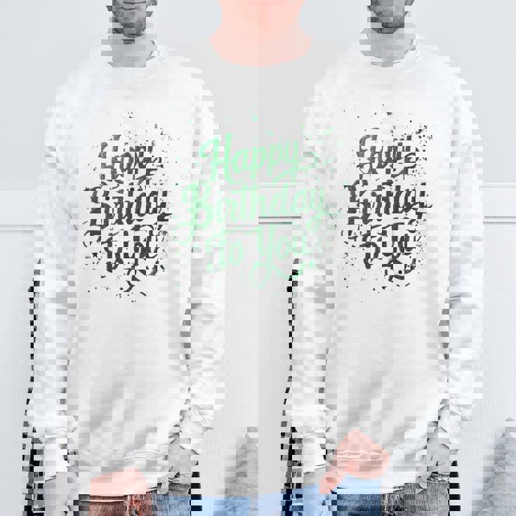 Happy Birthday To You バースデーパーティー メンズ レディース キッズ スウェットシャツ 高齢者への贈り物