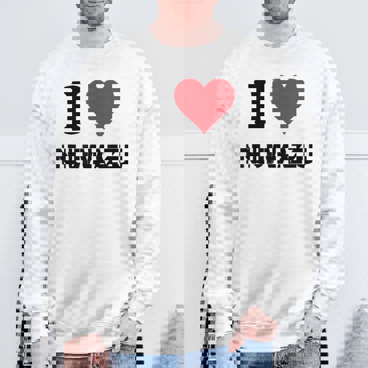 I Heart 沼津ジャパンラブ 日本土産 スウェットシャツ 高齢者への贈り物