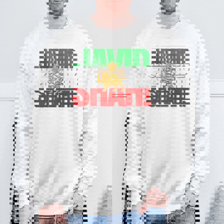 Javidhah イラン国旗 ペルシャパフラヴィー ライオンと太陽 スウェットシャツ 高齢者への贈り物