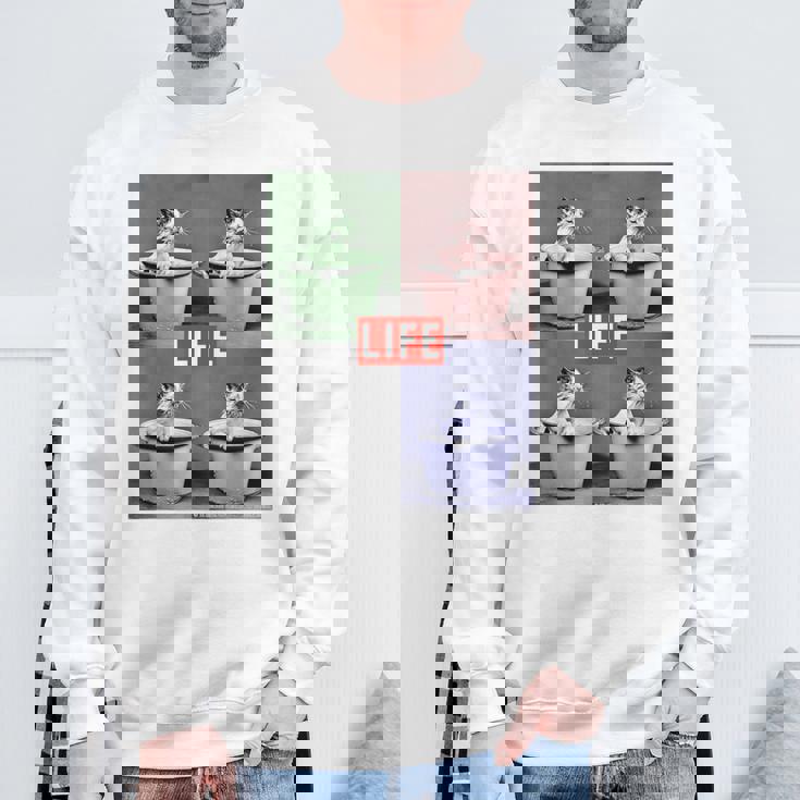 Life Picture Collection 猫（1） スウェットシャツ 高齢者への贈り物