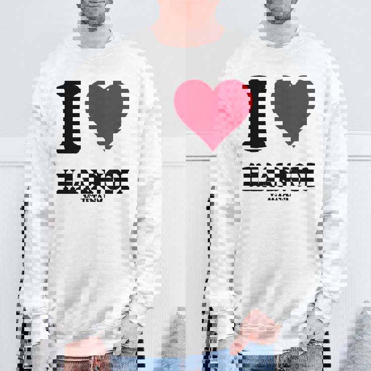 I Love Hanoi スウェットシャツ 高齢者への贈り物