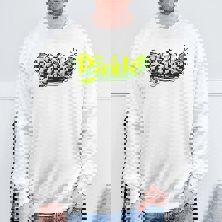 Mr Pickle ピクルス 風変わりで楽しいグラフィックピクルス スウェットシャツ 高齢者への贈り物