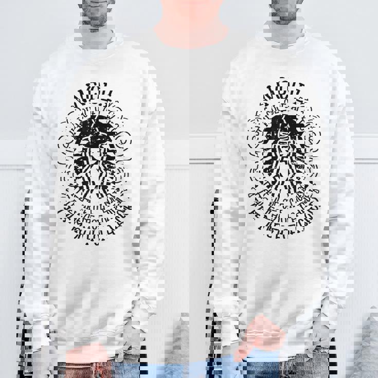 Nicole 名義 魔女 おもしろいことわざ ハロウィン スウェットシャツ 高齢者への贈り物