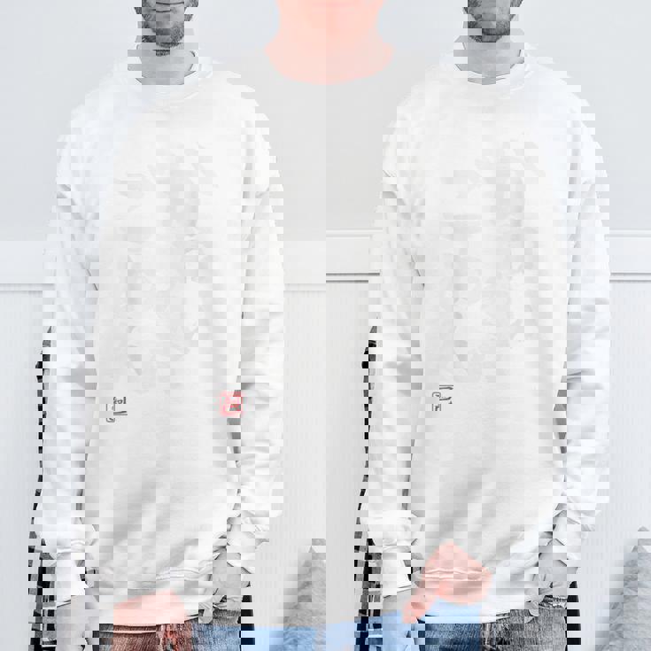 「かわいくてごめん」おもしろ 筆文字 服裏側 面白い文字入り スウェットシャツ 高齢者への贈り物