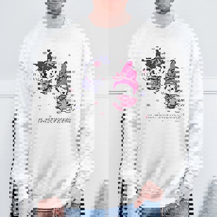 【ハロウィン特集】Usデザイン マイメロディ&クロミ 夜空 スウェットシャツ 高齢者への贈り物