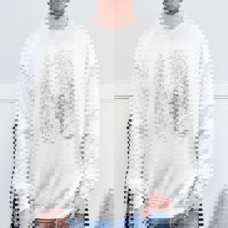 【公式】『オクトパストラベラー0』キービジュアル ラインアート スウェットシャツ 高齢者への贈り物