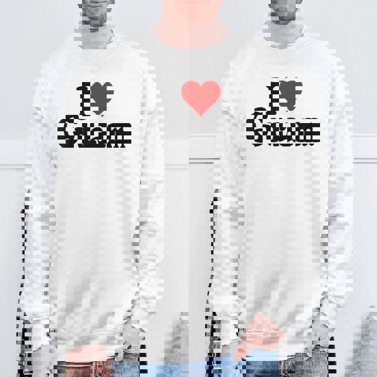 アイラブハートグアムグアマニアンプライド スウェットシャツ 高齢者への贈り物