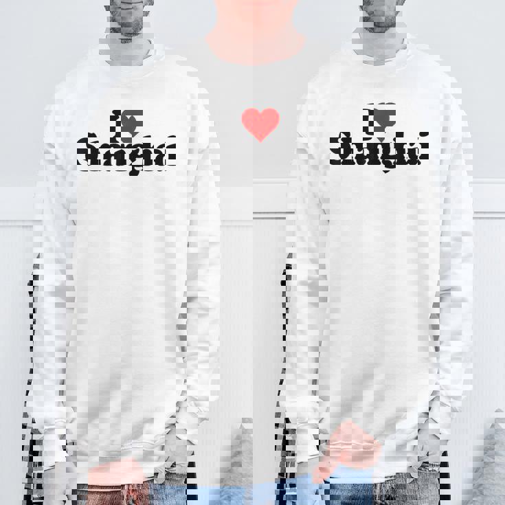 アイラブハート上海チャイナ スウェットシャツ 高齢者への贈り物