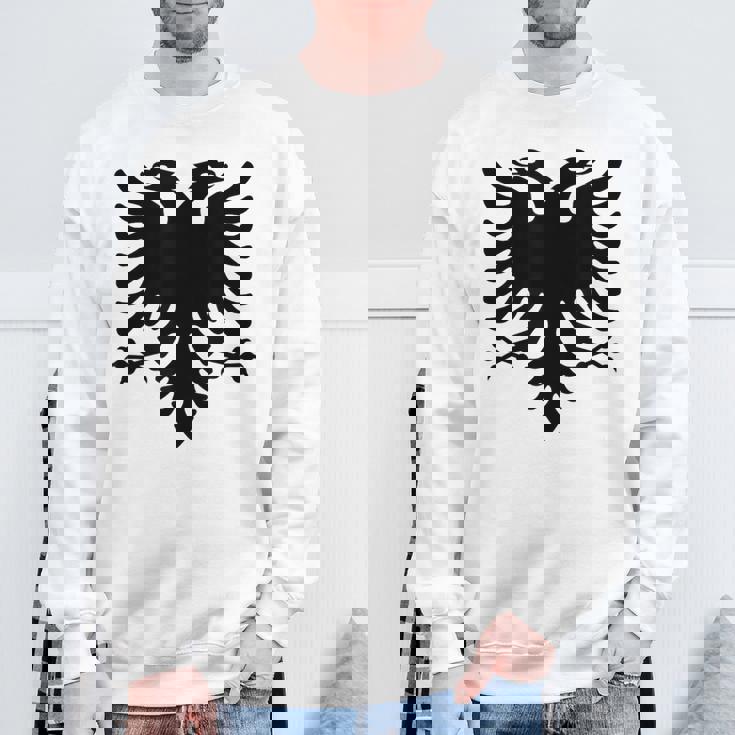 アルバニア国旗 アルバニア バルカン アルバニア国旗 アルバニア国旗 アルバニア国旗 スウェットシャツ 高齢者への贈り物