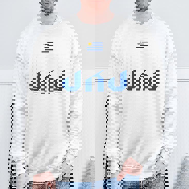 ウルグアイプライド Uru ウルグアイ国旗 ヴィンテージ スウェットシャツ 高齢者への贈り物