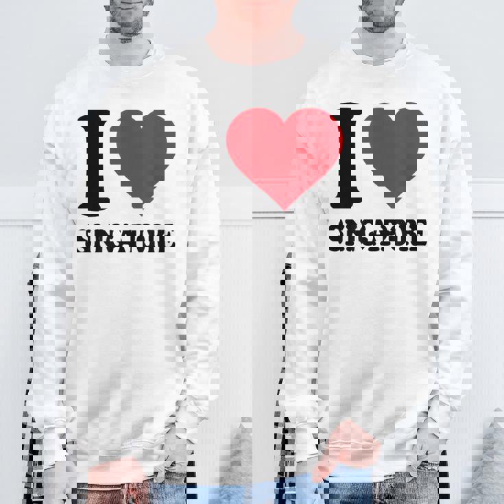 シンガポールへの愛をシンプルに伝える一枚 スウェットシャツ 高齢者への贈り物