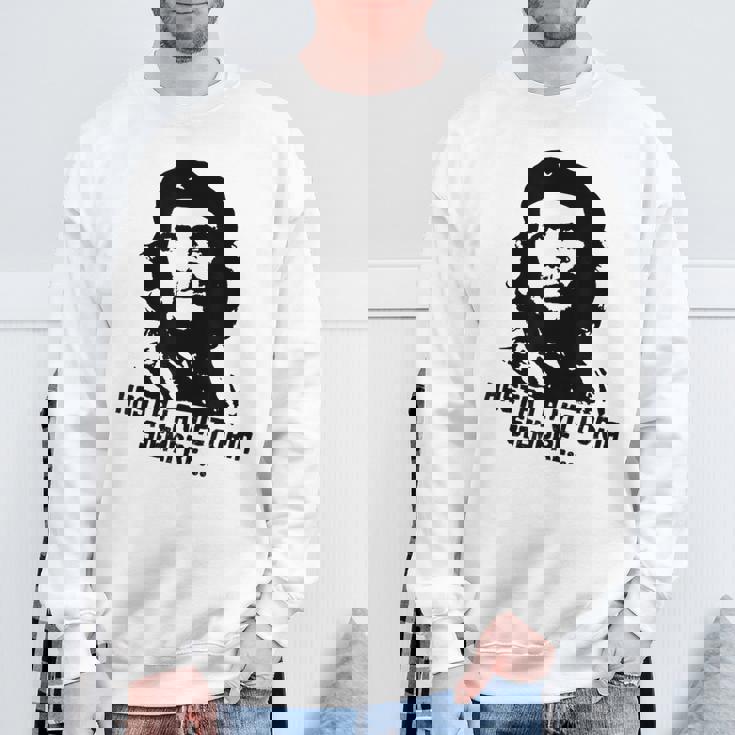 チェ・ゲバラ・キューバ革命「ハスタ・ラ・ヴィクトリア・シェンプレ」 スウェットシャツ 高齢者への贈り物