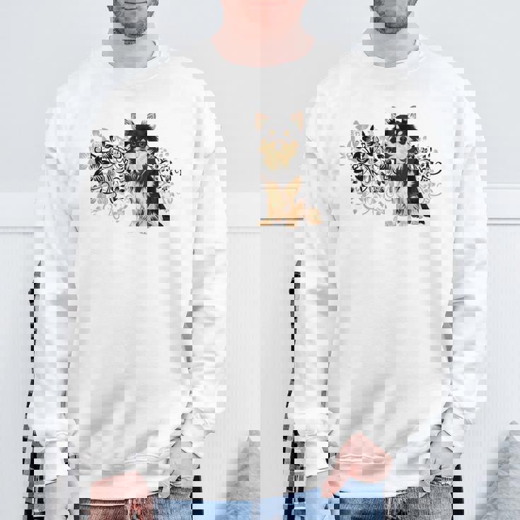 チワワママや犬好きのためのかわいいチワワワ スウェットシャツ 高齢者への贈り物