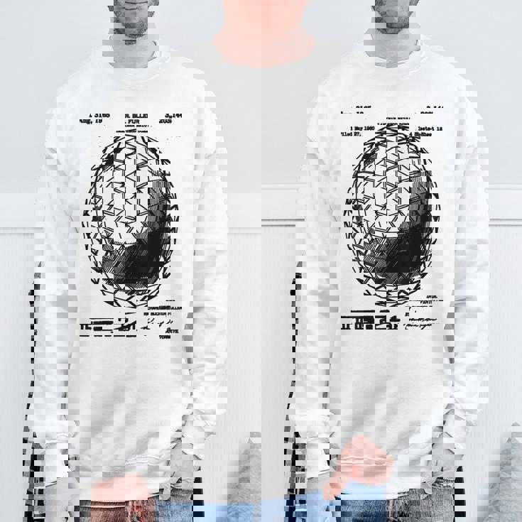 バックミンスター フラー 測地線 特許 科学 工学 数学 スウェットシャツ 高齢者への贈り物