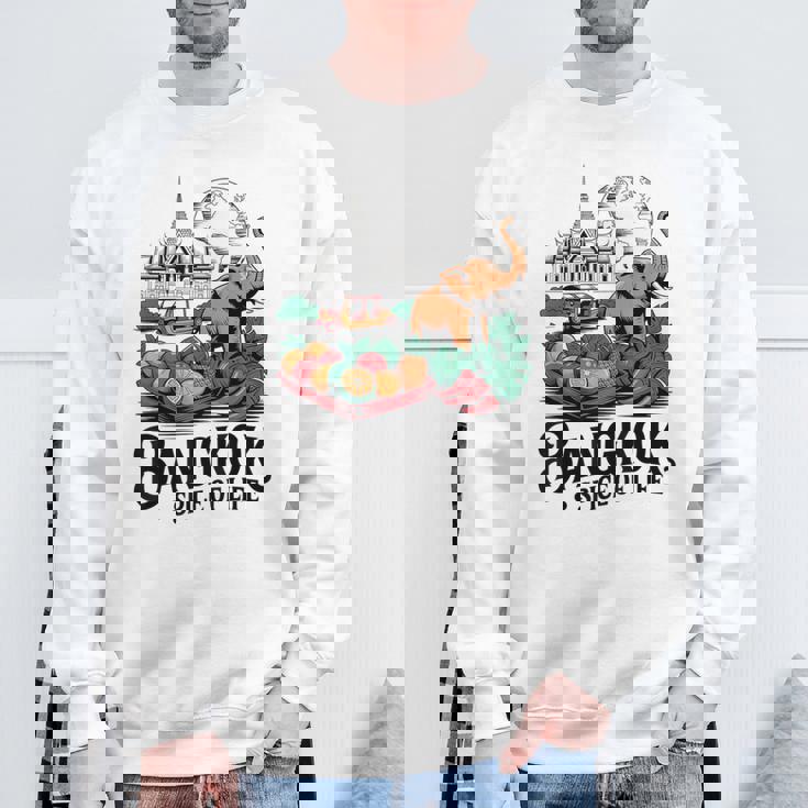 バンコク タイ 象 寺 果物 お土産 スウェットシャツ 高齢者への贈り物