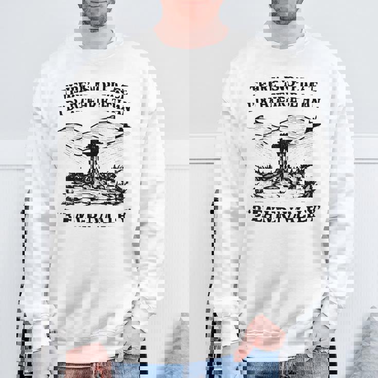 ビーバー・バレーより居場所はない スウェットシャツ 高齢者への贈り物