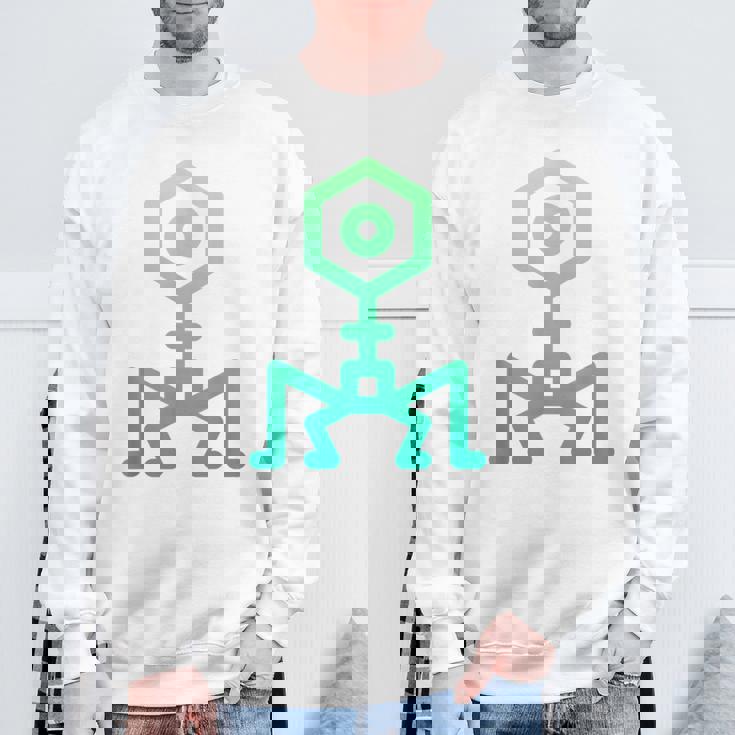 ファージバクテリオファージ療法 微生物学 スウェットシャツ 高齢者への贈り物