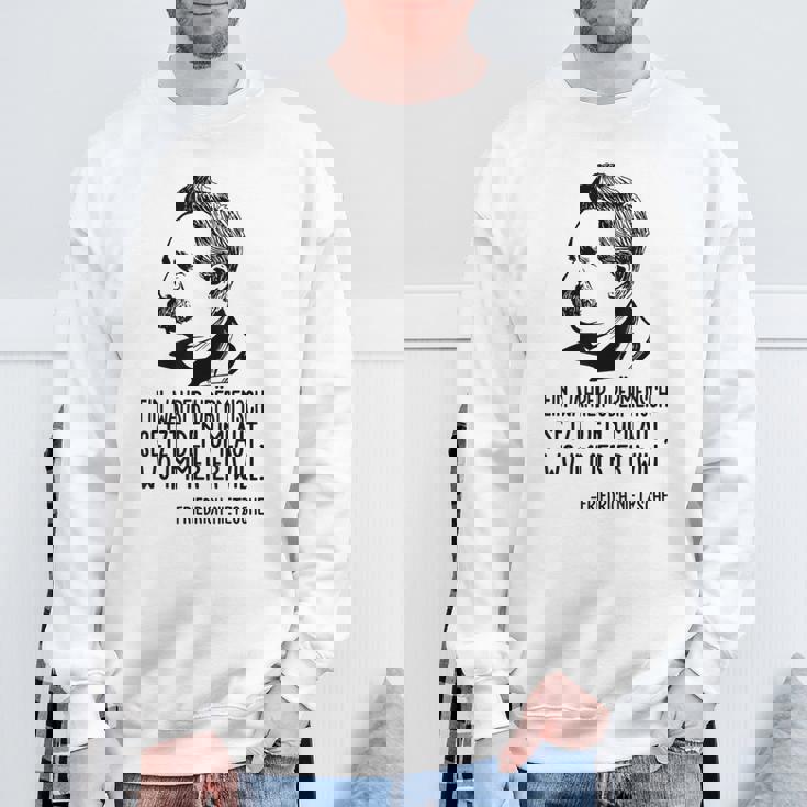 フリードリヒ・ニーチェ哲学 ドイツ哲学 スウェットシャツ 高齢者への贈り物