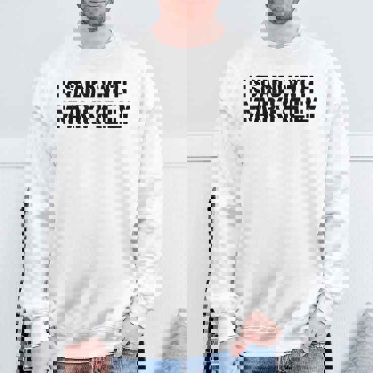 マーク・ケリーと立ち、投票ブルー、政治アパレル2026 スウェットシャツ 高齢者への贈り物