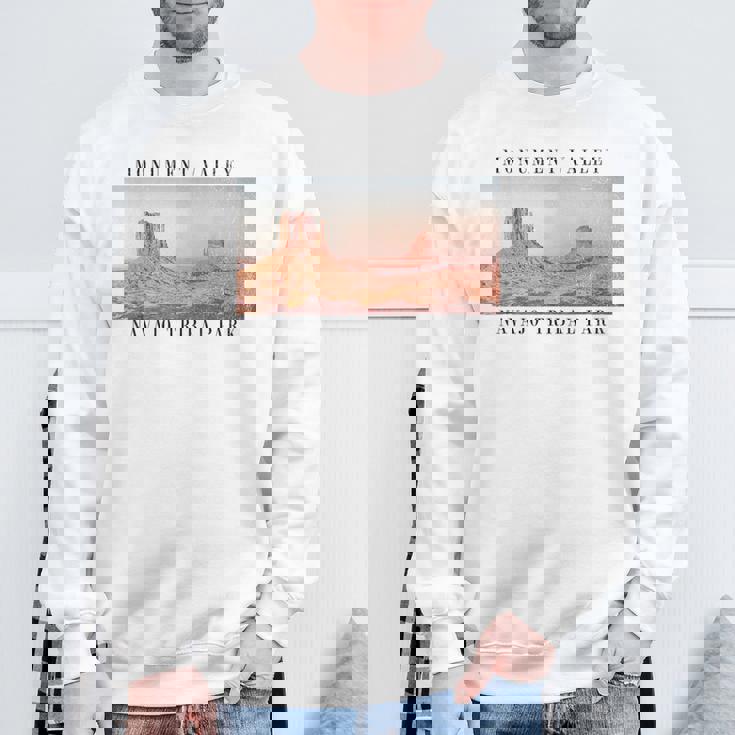 モニュメントバレー ナバホ族公園 アリゾナ ユタ州 スウェットシャツ 高齢者への贈り物