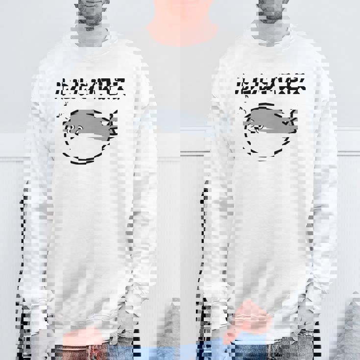 ルンルンバスピス サカバンバスピス 可愛い バズり 古代魚 喜怒哀楽 ネタ お笑い 面白 おもしろ ネタ 長袖tシャツ スウェットシャツ 高齢者への贈り物