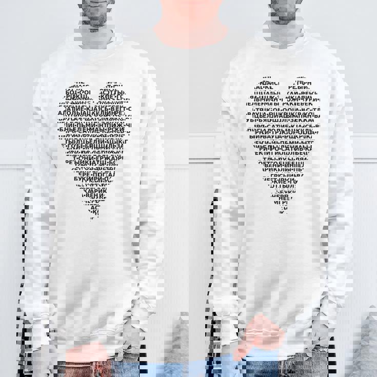 ロシア料理 ペリメニ、オクローシカ、ピロシキ 食べ物 長袖tシャツ スウェットシャツ 高齢者への贈り物