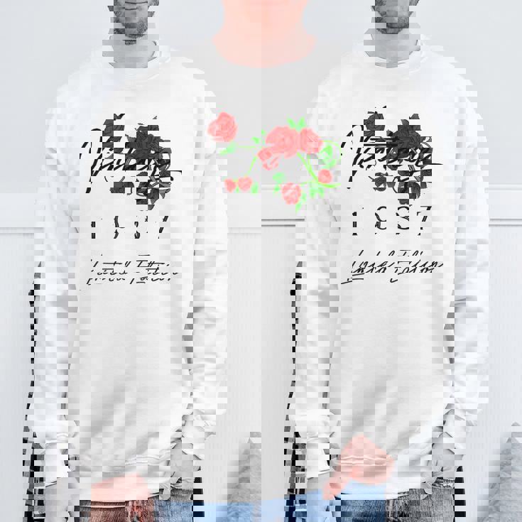 ヴィンテージ 89歳の誕生日 デコレーション ヴィンテージ 1937 89歳 スウェットシャツ 高齢者への贈り物