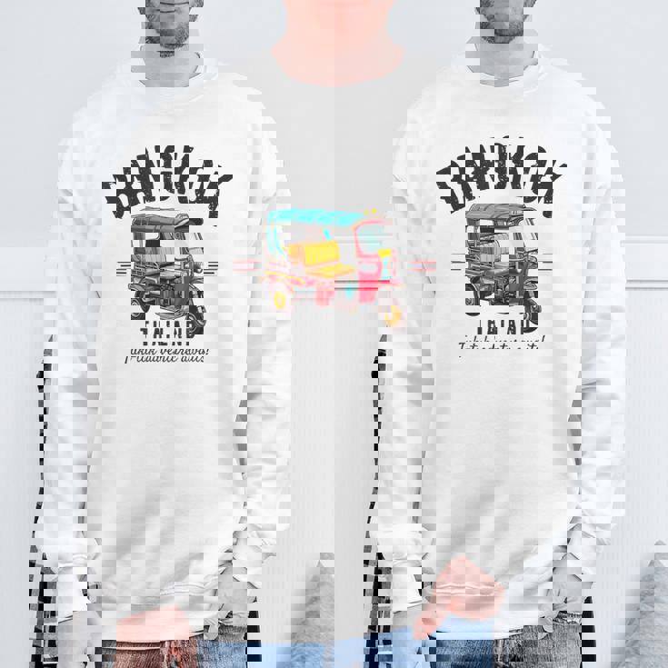 ヴィンテージ トゥクトゥク バンコク タイ スウェットシャツ 高齢者への贈り物