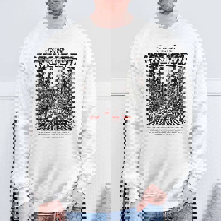 ヴィンテージ 香港 ストリート シーン 赤 タクシー 九龍 Hkg アジア スウェットシャツ 高齢者への贈り物