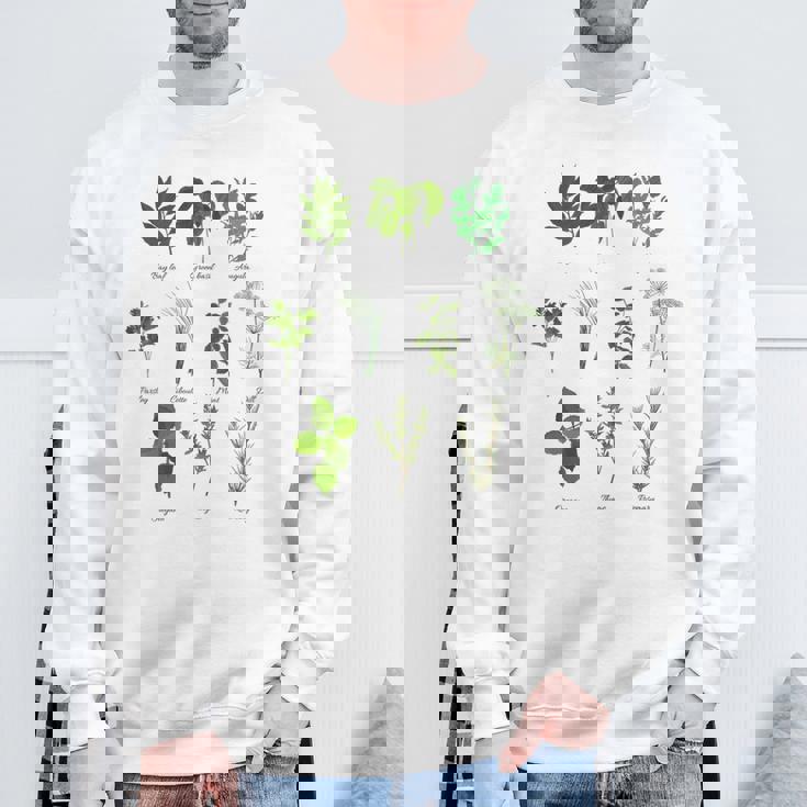 ヴィンテージボタニカルハーブ ハーブコレクション ハーバリスト スウェットシャツ 高齢者への贈り物