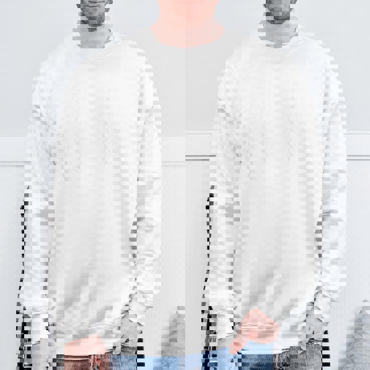 天使の翼 天使の羽 ヘブン ホワイト モダン スウェットシャツ 高齢者への贈り物