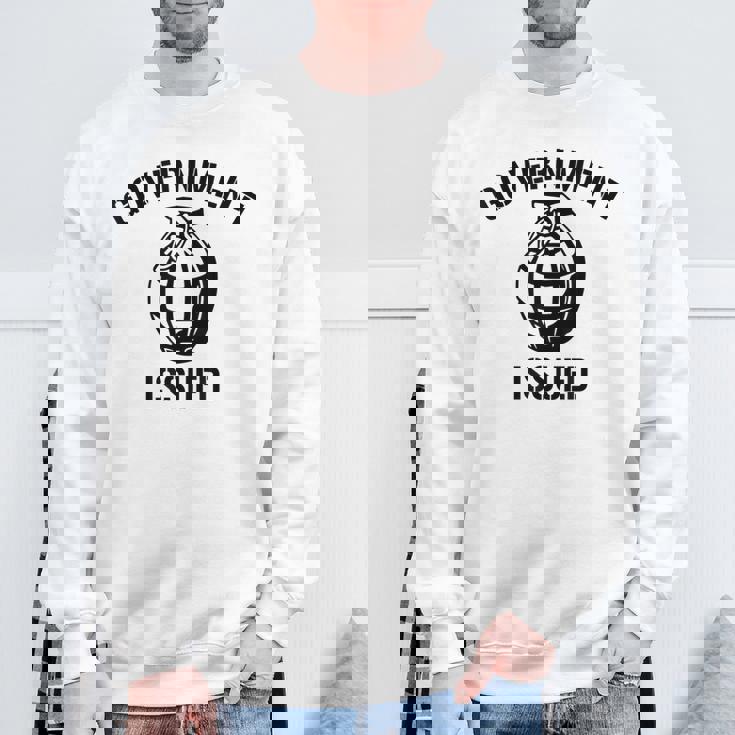 政府発行手榴弾シャツ スウェットシャツ 高齢者への贈り物