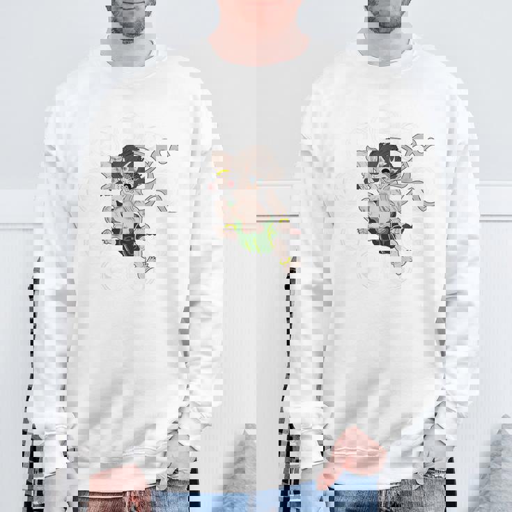 雷神 日本の神 神話 日本 守り神 スウェットシャツ 高齢者への贈り物