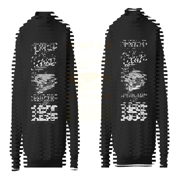 1956年生まれのクラシックカー 70歳の誕生日 スウェットシャツ