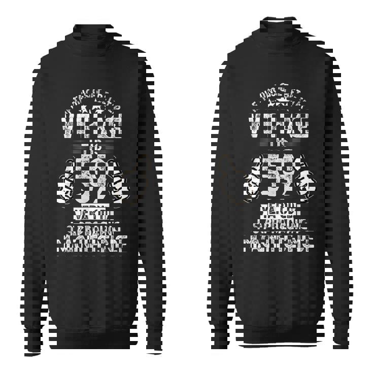 1964年生まれの男性の面白い59歳の誕生日 第59章 スウェットシャツ