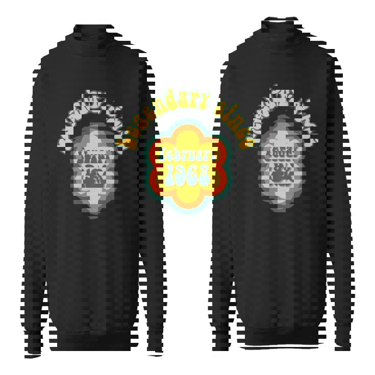 1968 年 2 月生まれ 誕生日 1968 年 2 月以来のレジェンド 長袖tシャツ スウェットシャツ