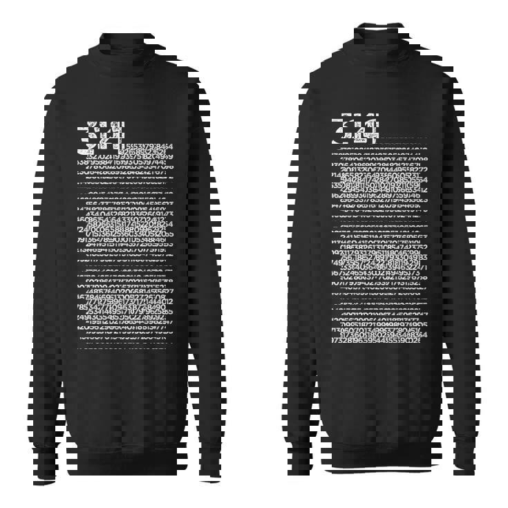 314 円周率の日 数学 非合理数 円周率 長袖tシャツ スウェットシャツ