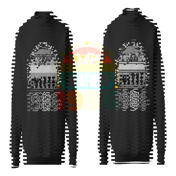 38歳 ヴィンテージ 1986年3月 38歳の誕生日 レトロ スウェットシャツ