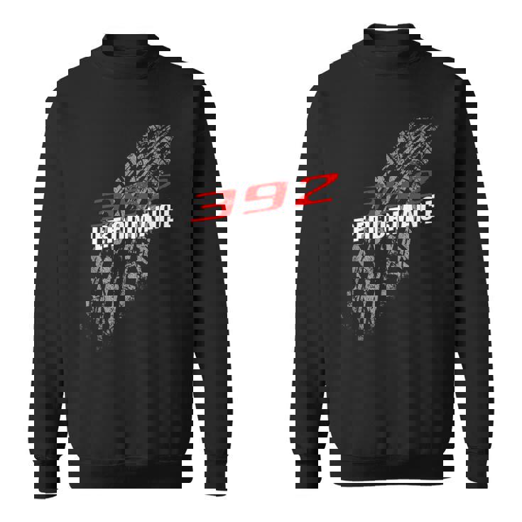 392 パフォーマンス 64 タイヤマーク レースカー スウェットシャツ