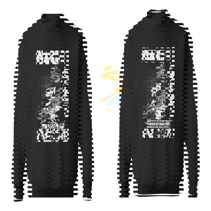 39Th Birthday Legends March 1987Intage 39 Years Old スウェットシャツ