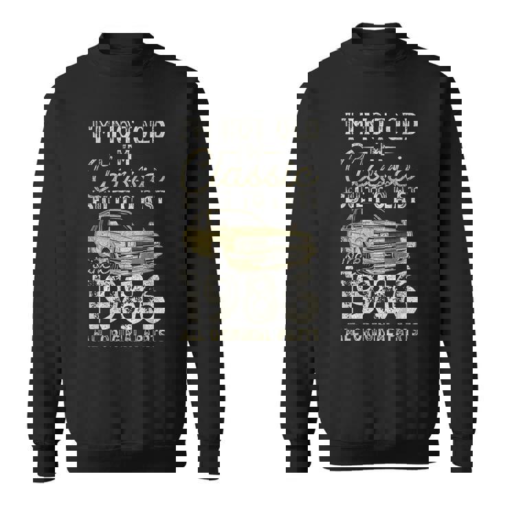 40 歳の誕生日、1986 年以来、クラシックカー、40 歳 スウェットシャツ