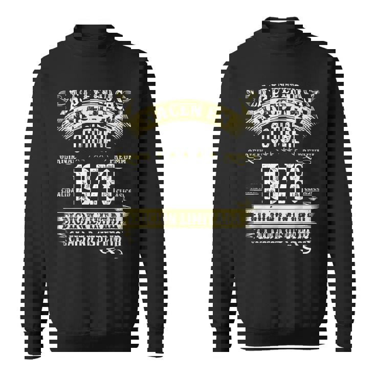 47 Años Cumpleaños Las Leyendas Nacen En Octubre De 1978 Camisa de entrenamiento