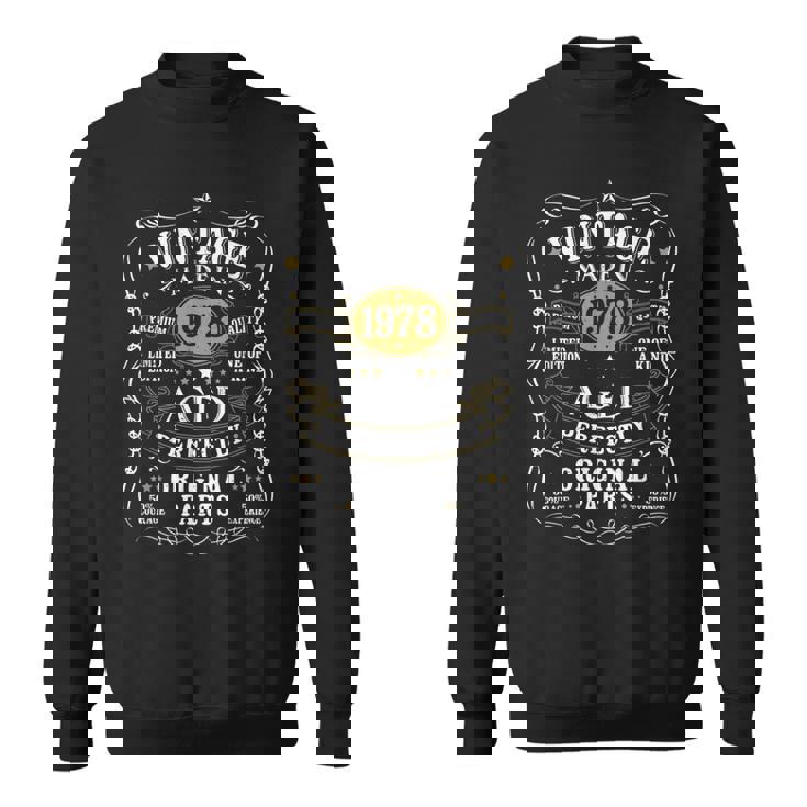 48歳の誕生日プレゼント ヴィンテージ 1978年 男性 面白い 48歳 1978年 スウェットシャツ