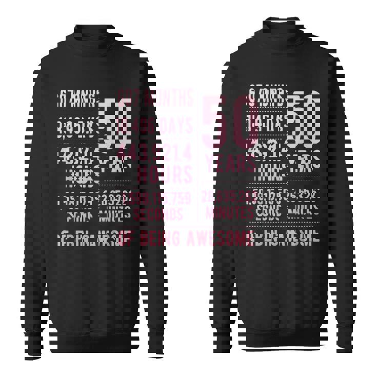 50歳の誕生日 男女 面白い 50歳 スウェットシャツ