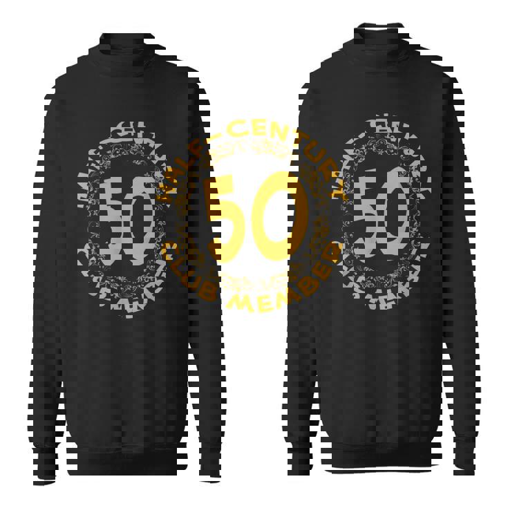 50歳の誕生日パーティー記念tシャツ、ハーフセンチュリークラブ スウェットシャツ