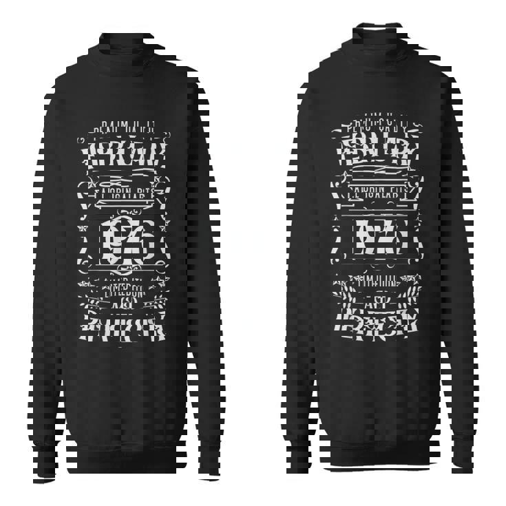 50歳の誕生日レジェンドは1976年2月に誕生しました。 スウェットシャツ